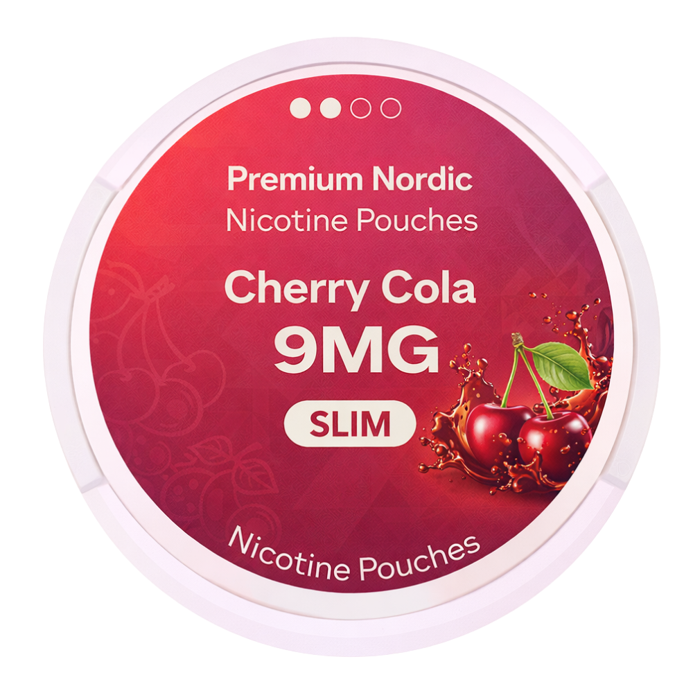 Premium Nordic Pouches Cherry Cola Slim 9MG