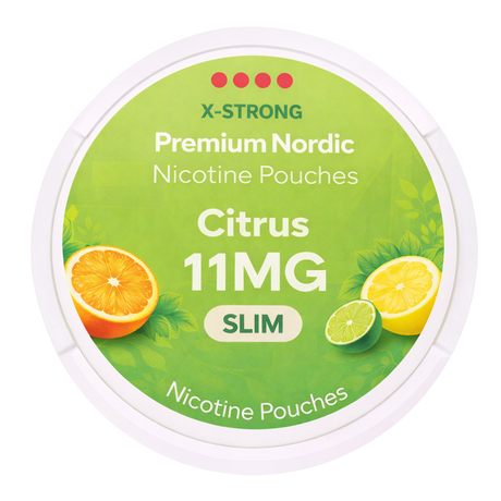 Premium Nordic Nicotine Pouches Citrus Slim 11MG