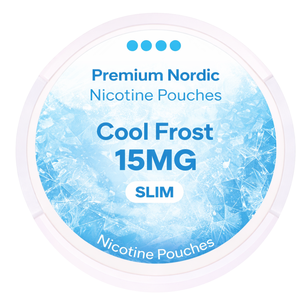 Premium Nordic Nicotine Pouches Cool Frost Slim 15MG