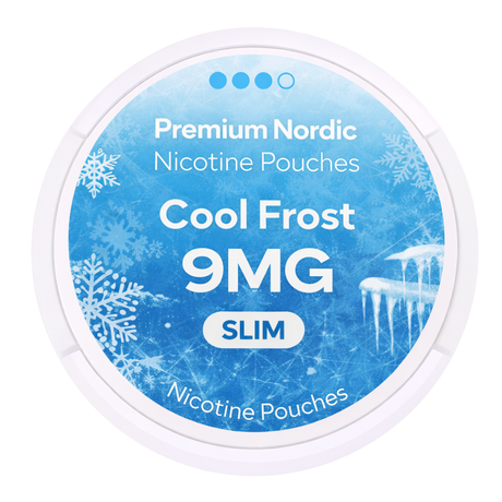 Premium Nordic Nicotine Pouches Cool Frost Slim 9MG