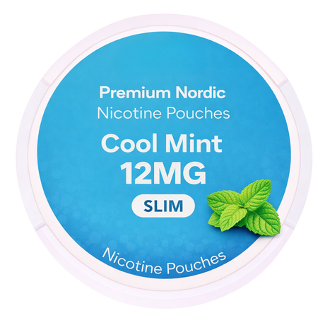 Premium Nordic Nicotine Pouches Cool mint Slim 12MG