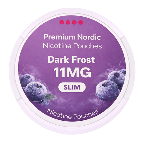 Premium Nordic Nicotine Pouches Dark Frost Slim 11MG