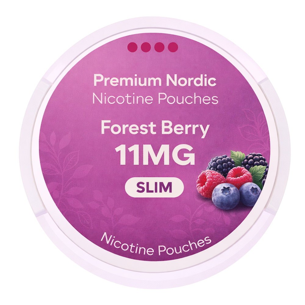 Premium Nordic Nicotine Pouches Frost Berry Slim 11MG