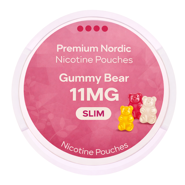 Premium Nordic Nicotine Pouches Gummy Bear Slim 11MG