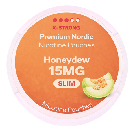 Premium Nordic Nicotine Pouches Honey Dew X-Strong Slim 15MG