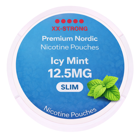 Premium Nordic Nicotine Pouches Icy Mint XX-Strong 12.5MG