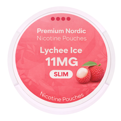 Premium Nordic Nicotine Pouches Lychee Ice Slim 11MG