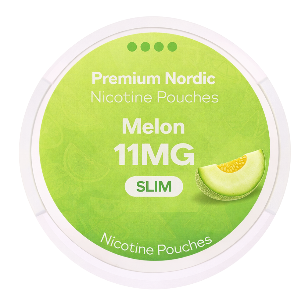Premium Nordic Nicotine Pouches Melon Slim 11MG