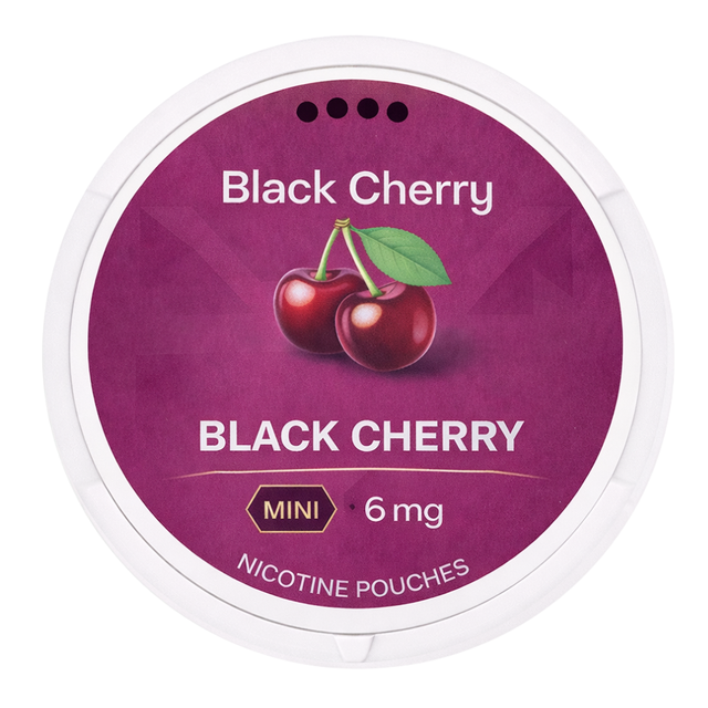 Premium Nordic Nicotine Pouches Black Cherry Mini 6MG
