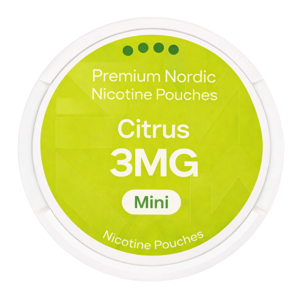Premium Nordic Nicotine Pouches Citrus 3MG
