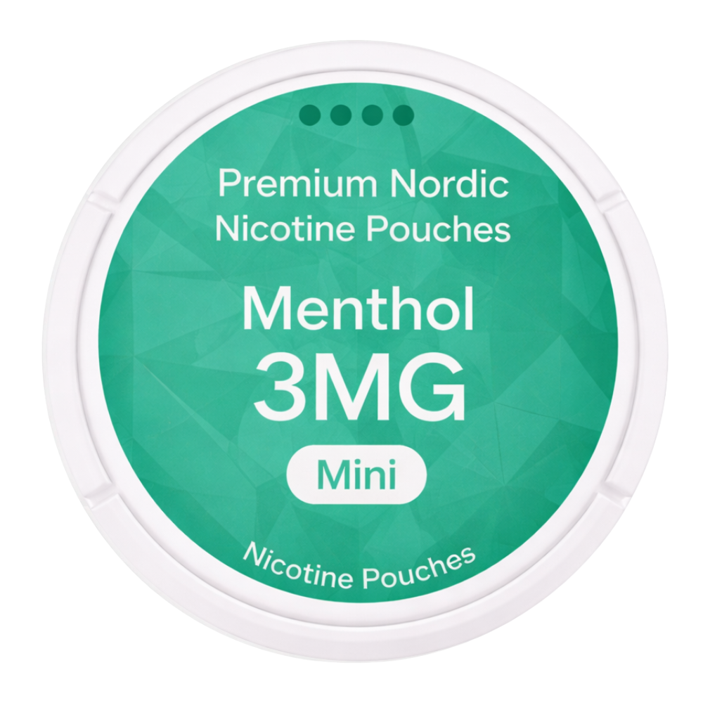 Premium Nordic Nicotine Pouches Menthol 3MG