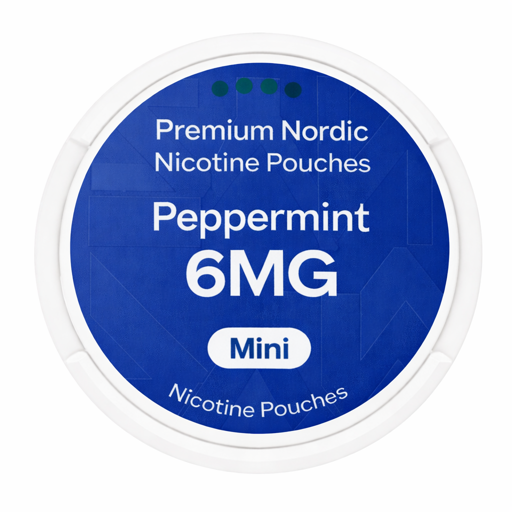Premium Nordic Nicotine Pouches Peppermint 6MG