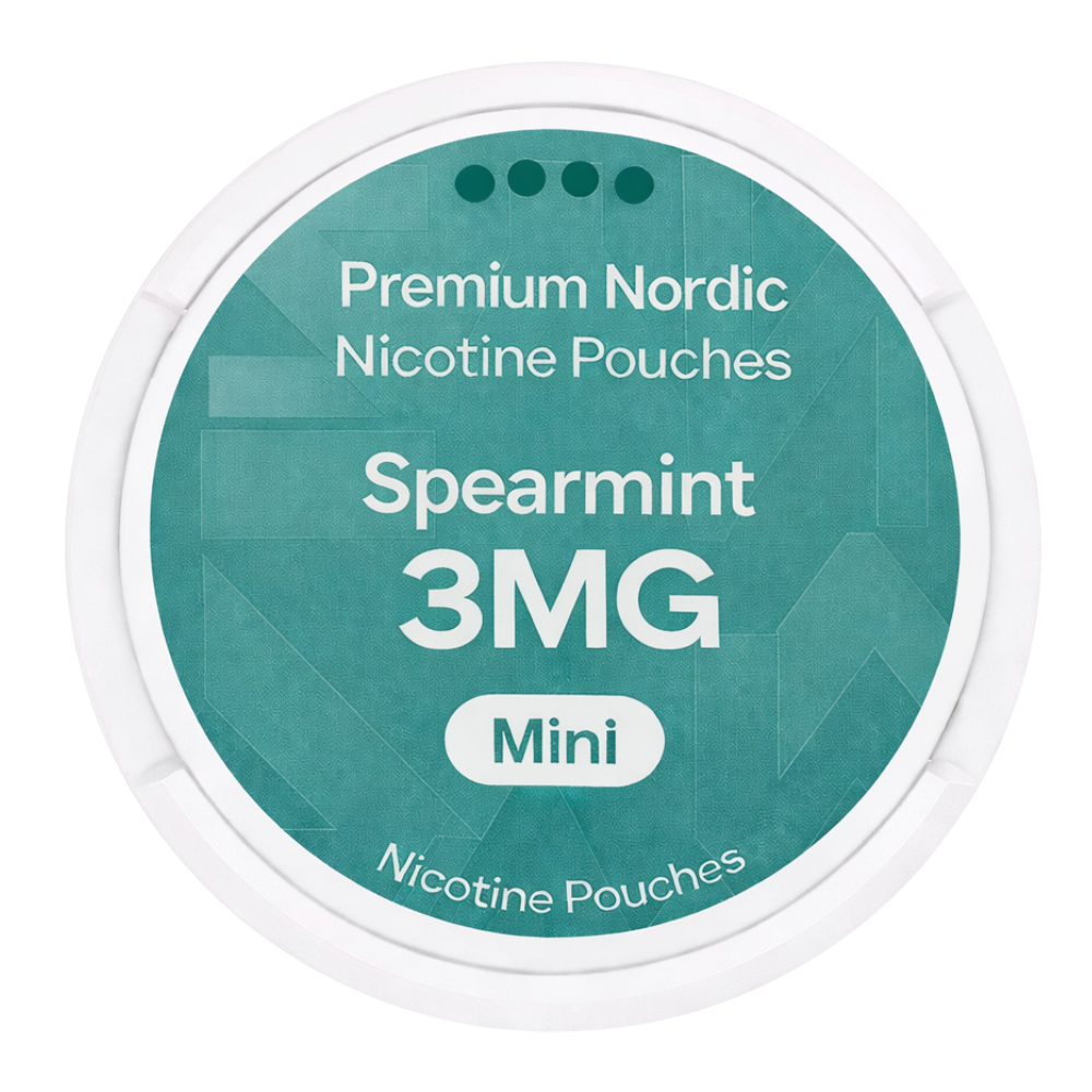 Premium Nordic Nicotine Pouches Spearmint 3MG