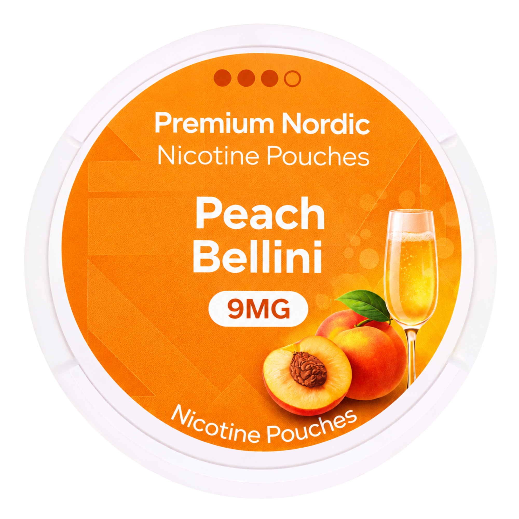 Premium Nordic Pouches Peach Bellini Slim 9MG