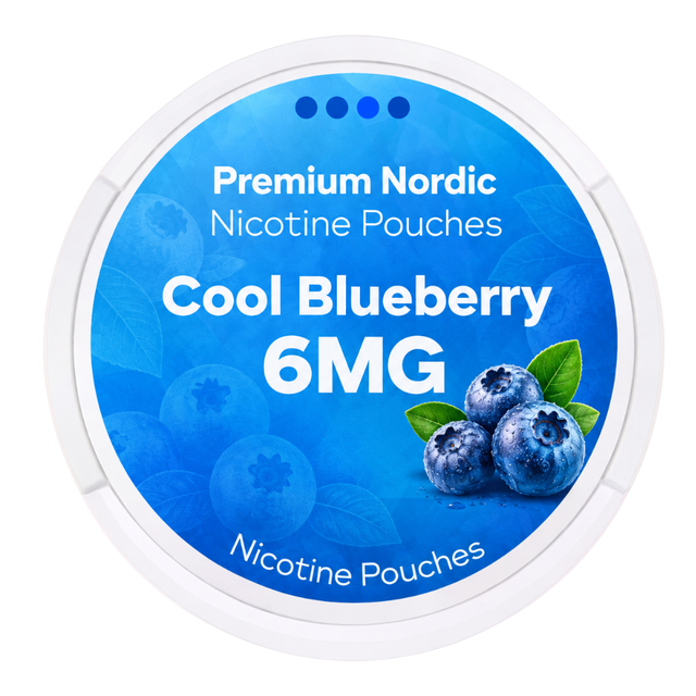 Premium Nordic Pouches Cool Blueberry 6MG