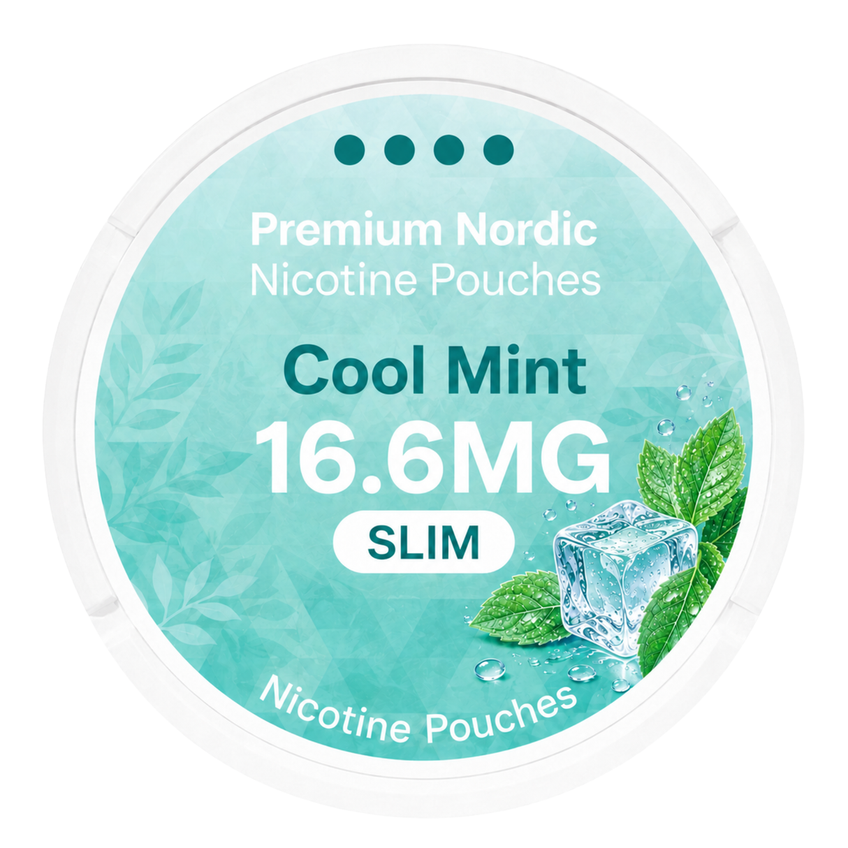Premium Nordic Pouches Cool Mint 16.6MG