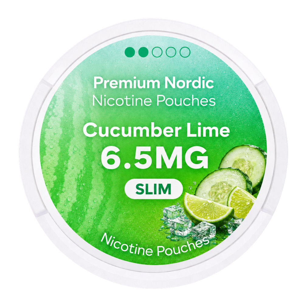 Premium Nordic Pouches Cucumber Lime Slim 6.5MG
