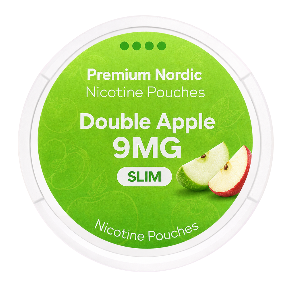 Premium Nordic Pouches Double Apple 9MG