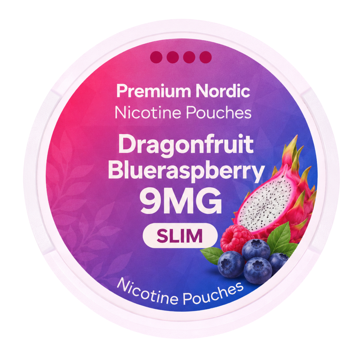 Premium Nordic Pouches Dragonfruit Blue Raspberry 9MG