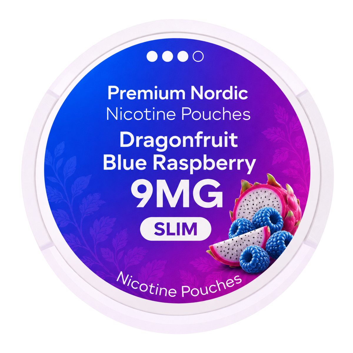 Premium Nordic Pouches Dragonfruit Blue Raspberry 9MG