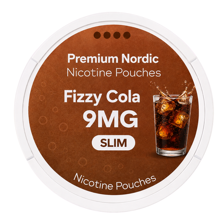 Premium Nordic Pouches Fizzy Cola 9MG