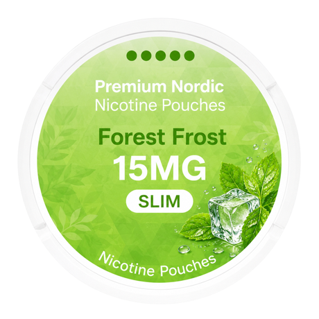 Premium Nordic Nicotine Pouches Forest Frost X-Strong Slim 15MG