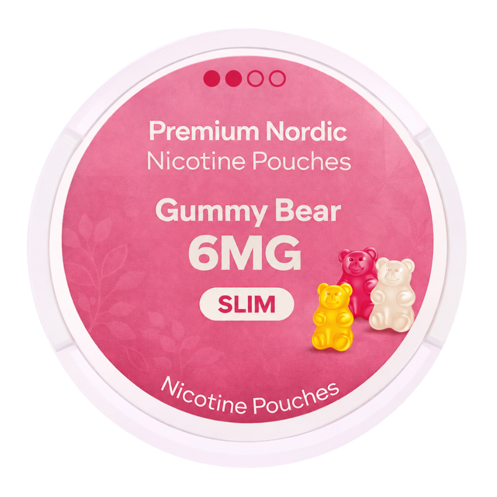 Premium Nordic Pouches Gummy Bear 6MG