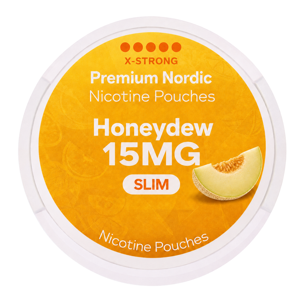 Premium Nordic Pouches Honeydew X-Strong Slim 15MG