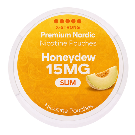 Premium Nordic Pouches Honeydew X-Strong Slim 15MG