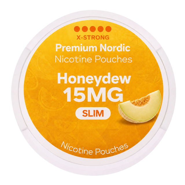 Premium Nordic Pouches Honeydew X-Strong Slim 15MG