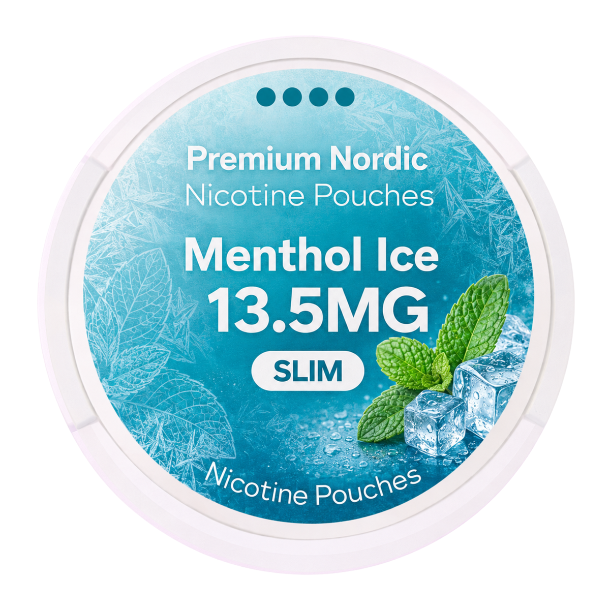 Premium Nordic Pouches Menthol Ice Slim 13.5MG

