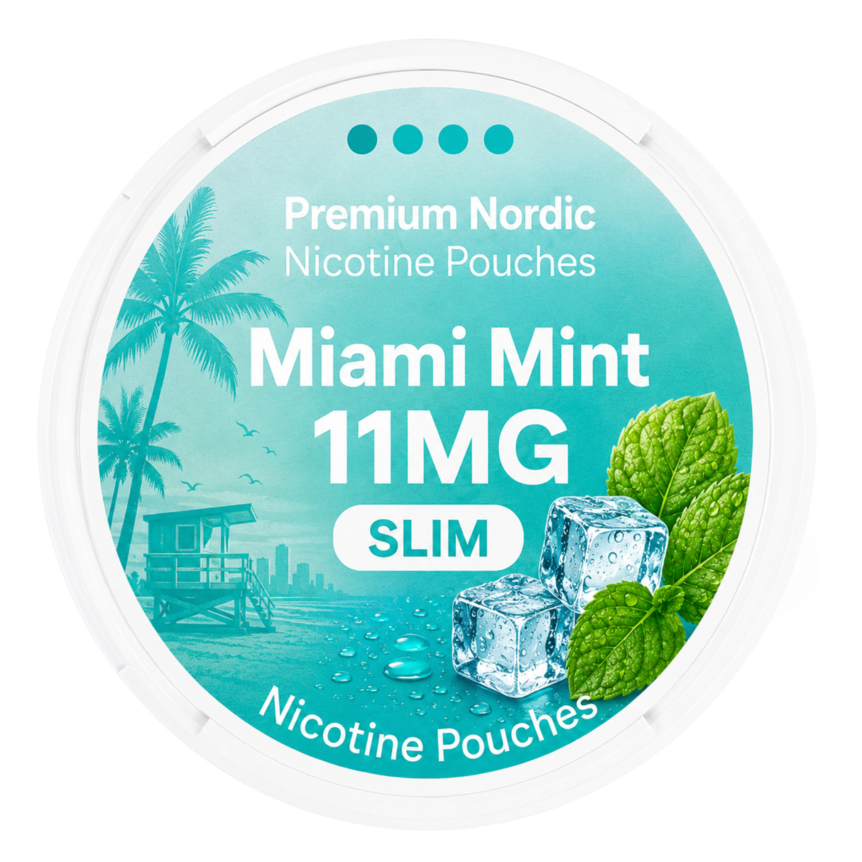 Premium Nordic Pouches Miami Mint 11MG