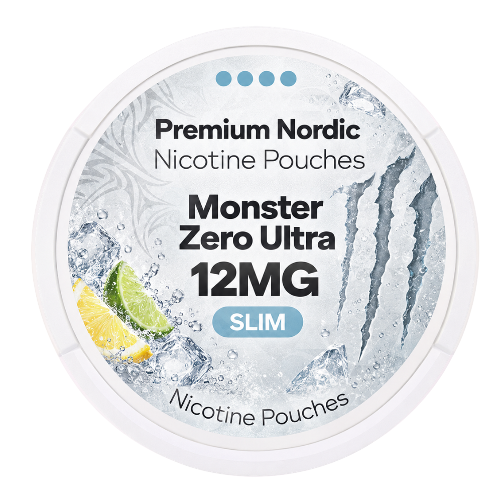 Premium Nordic Pouches Monster Zero Ultra 12MG