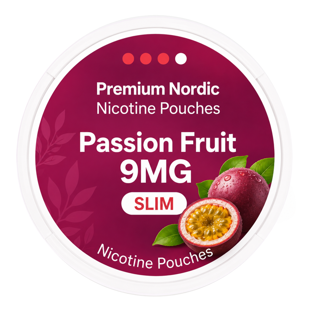 Premium Nordic Pouches Passion Fruit 9MG
