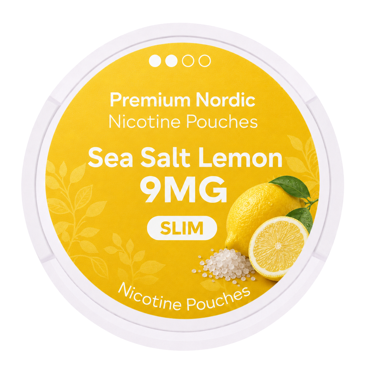 Premium Nordic Pouches Sea Salt Lemon 9MG