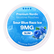 Premium Nordic Pouches Sour Blue Razz Ice 9MG