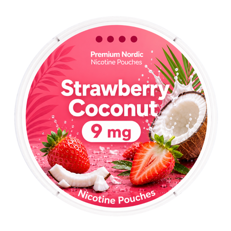 Premium Nordic Pouches Strawberry Coconut 9MG
