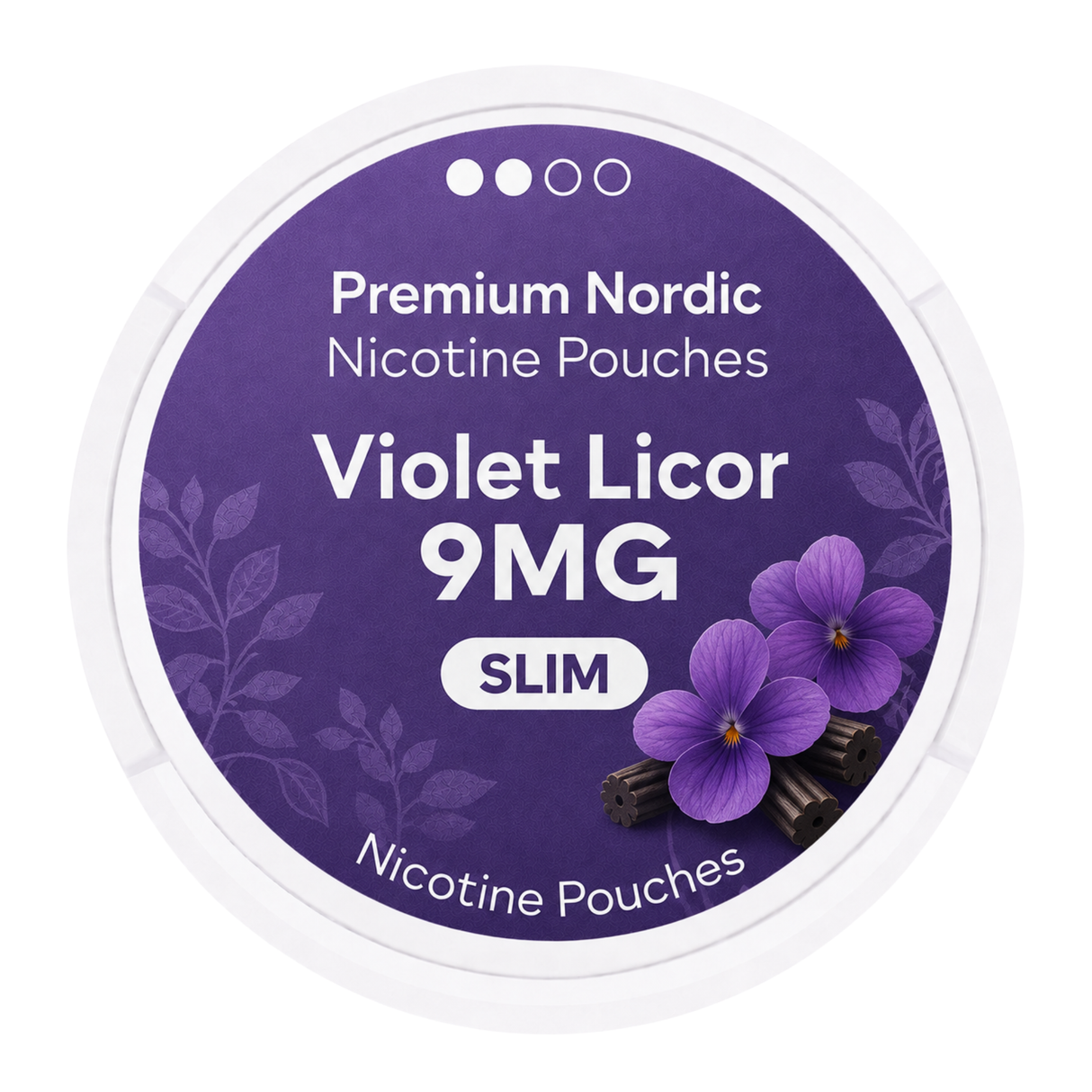 Premium Nordic Pouches Violet Licor 9MG
