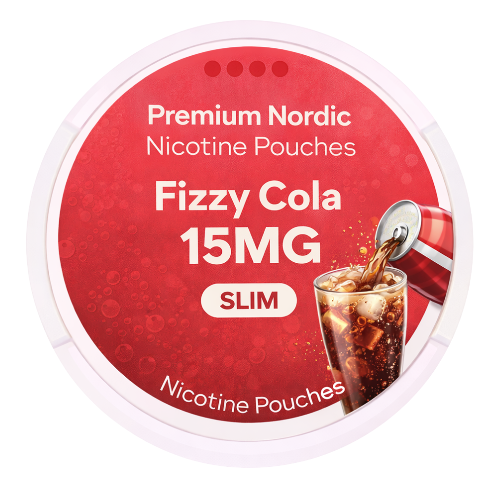 Premium Nordic Nicotine Pouches Fizzy Cola Slim X-Strong 15MG