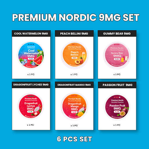 Premium Nordic 9MG All-In Set (6pcs)
