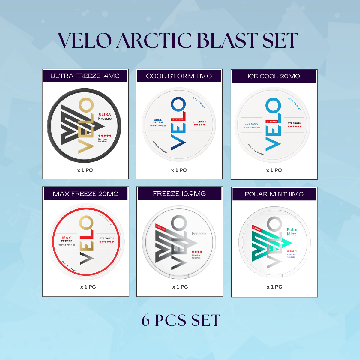 VELO Arctic Blast Set (6pcs)