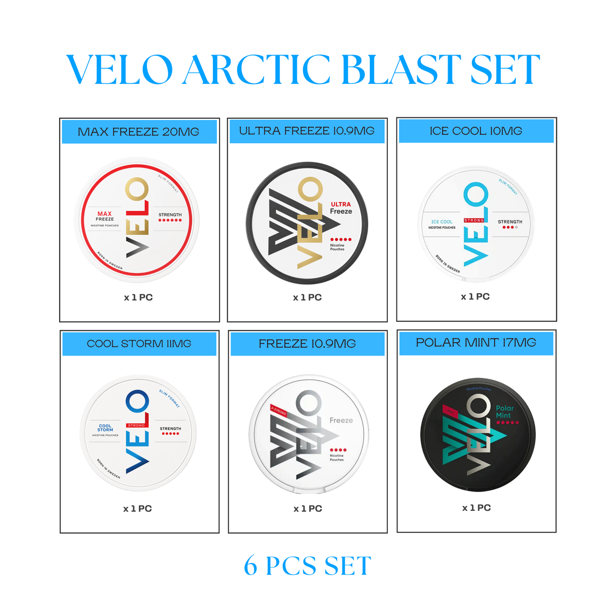 VELO Arctic Blast Set (6pcs)