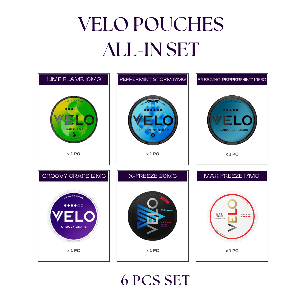 VELO Puches All-In Set (6pcs)