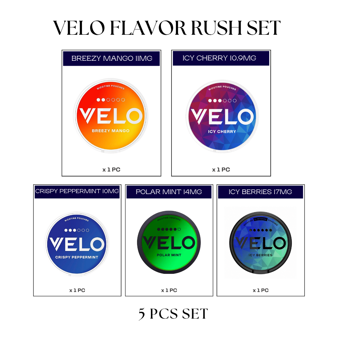 VELO Pouches Flavor Rush Set (5pcs)