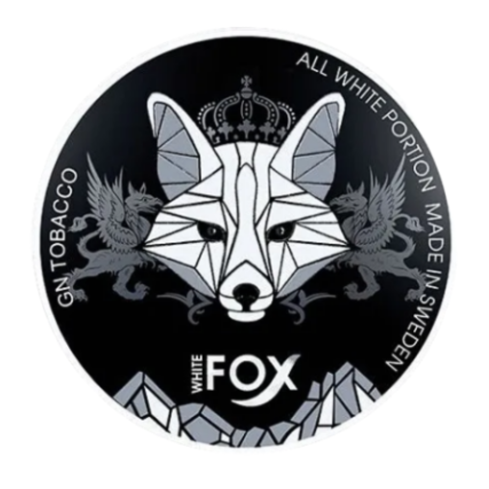 WHITE FOX Pouches Black Slim 16MG