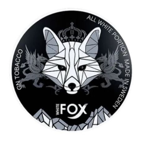 WHITE FOX Pouches Black Slim 16MG