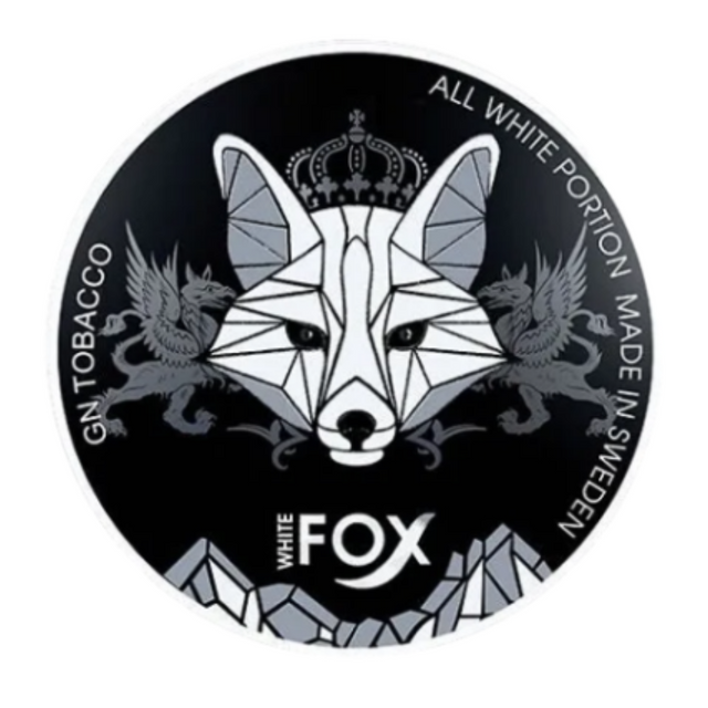 WHITE FOX Pouches Black Slim 16MG