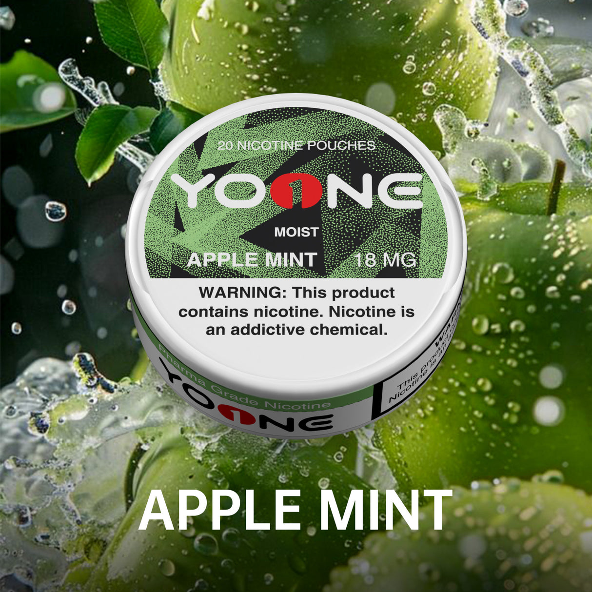 YOONE Pouches Apple Mint 18MG (Moist)