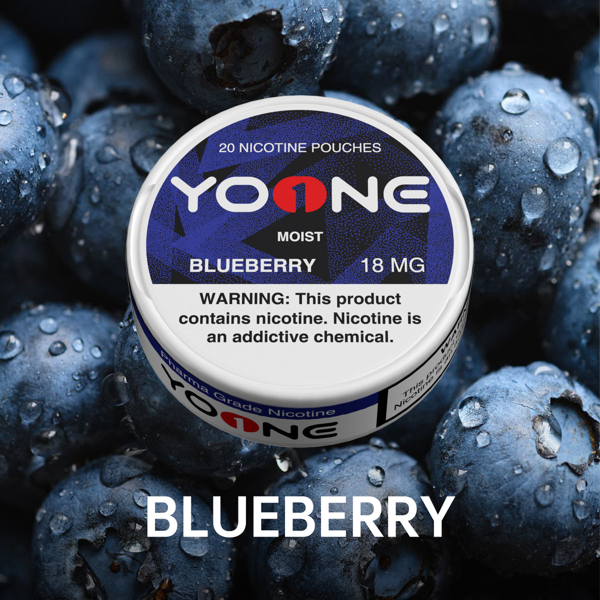 YOONE Blueberry 18MG (Moist) - Best Pouches Canada Online – BestPouches