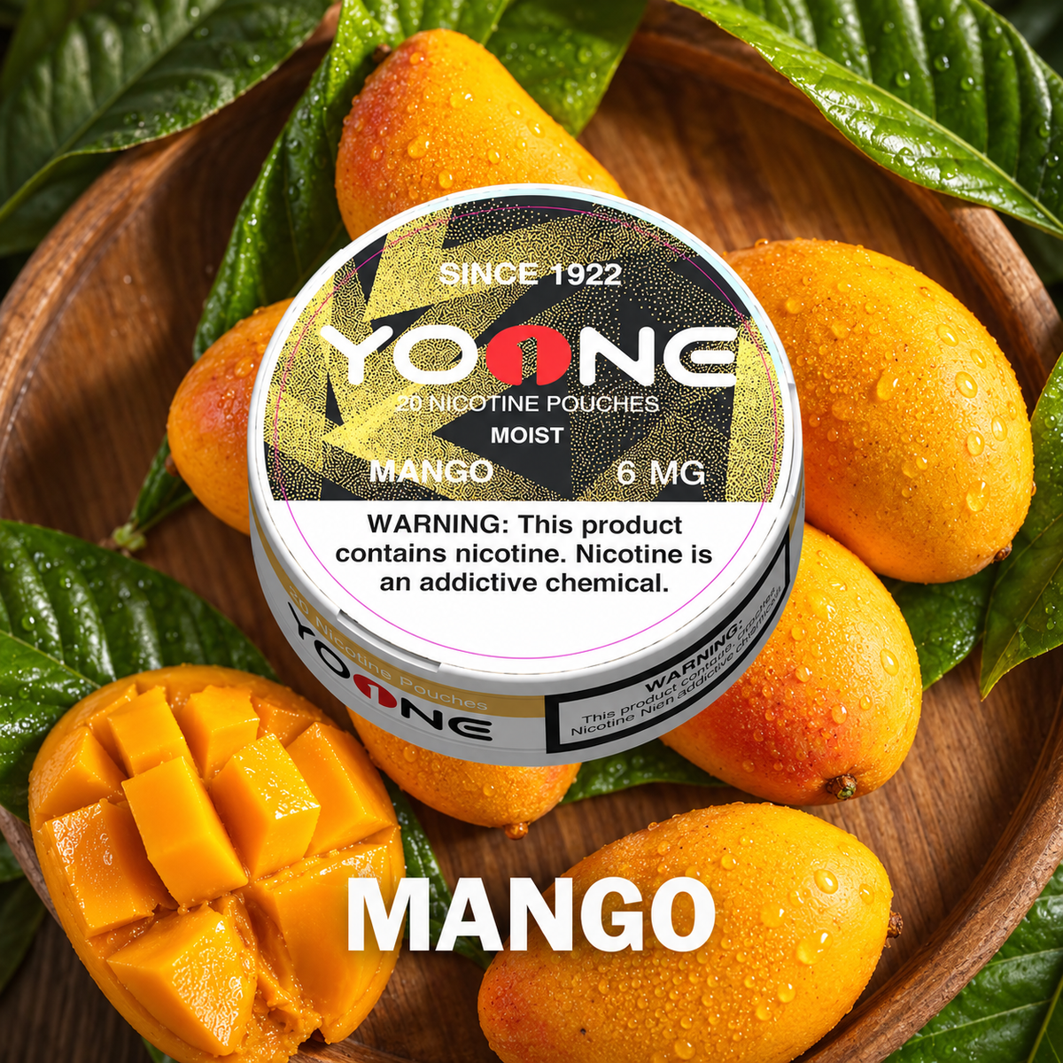 YOONE Pouches Mango 6MG (Moist)